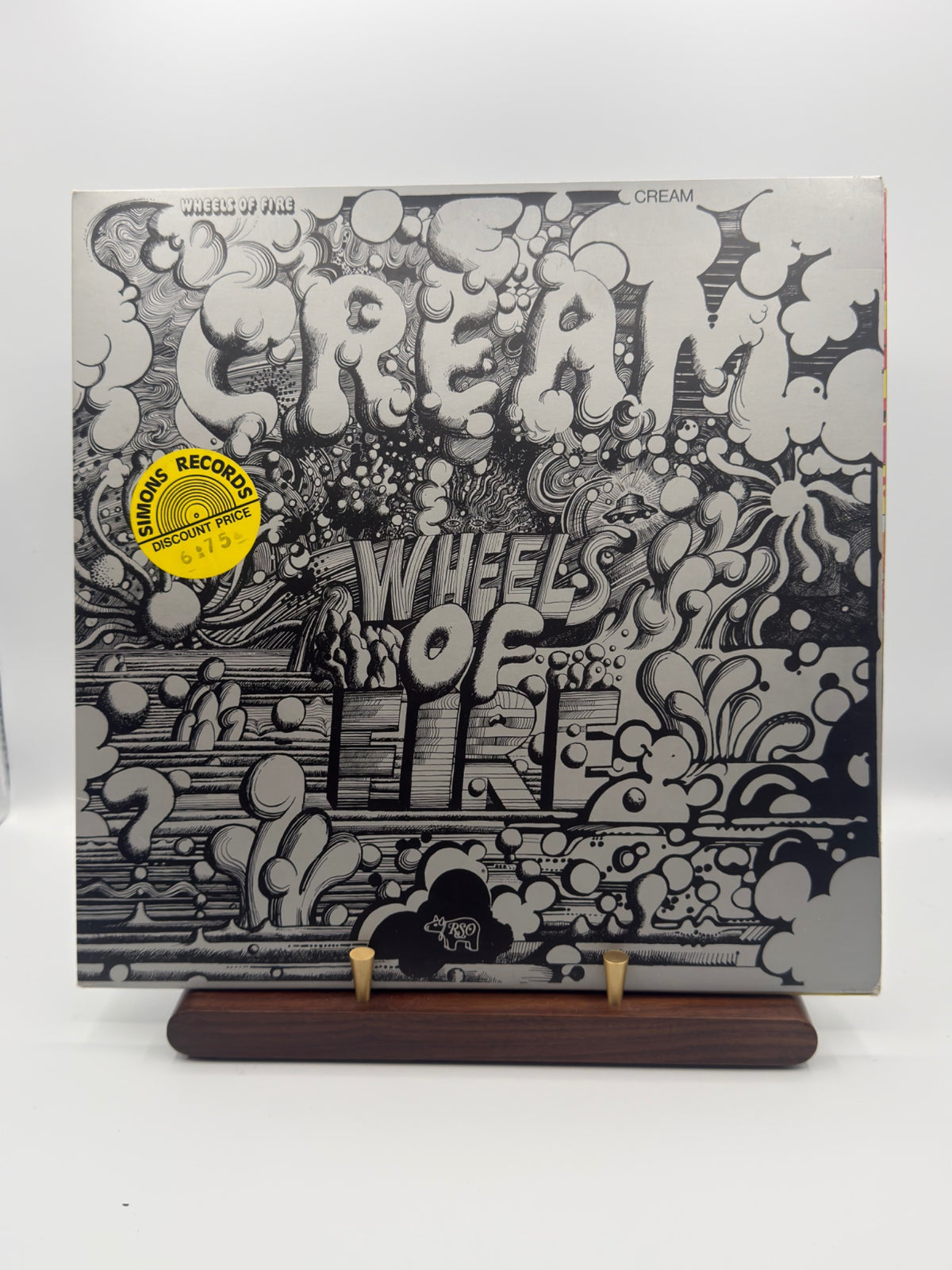 Cream Wheels of Fire UK RSO 2LP front sleeve