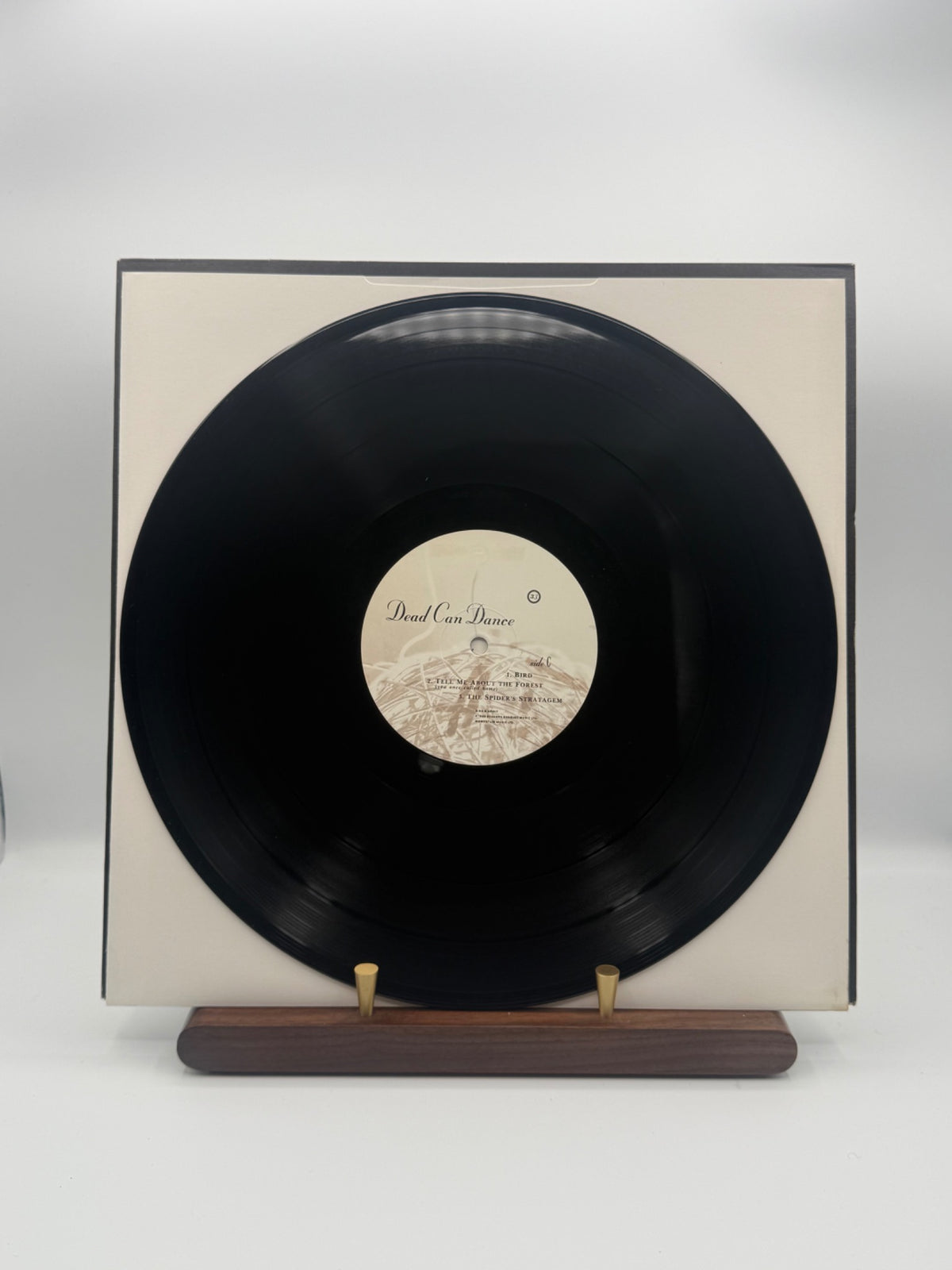 Dead Can Dance Into The Labyrinth DAD 3013 original vinyl record label
