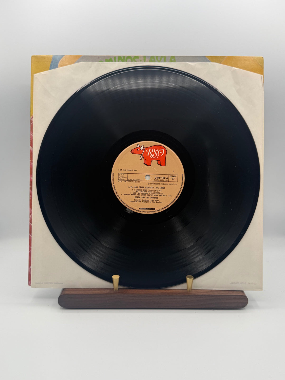Derek and the Dominos Layla UK RSO vinyl label side one