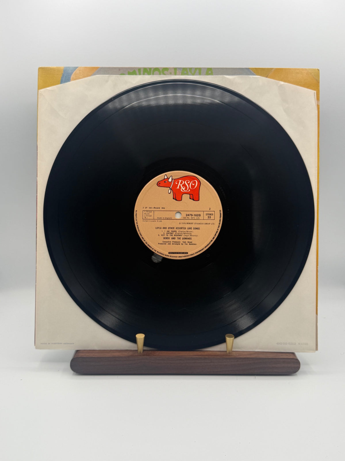 Derek and the Dominos Layla UK RSO vinyl label side two