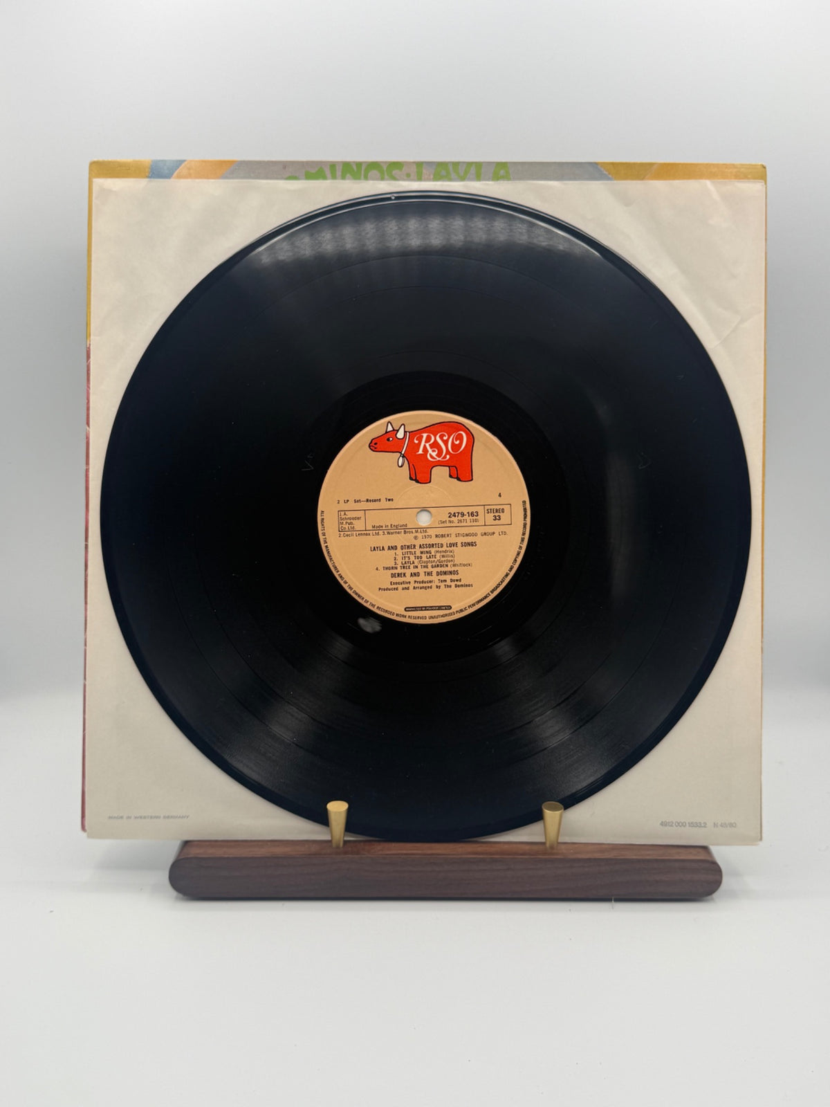 Derek and the Dominos Layla UK RSO vinyl label side four