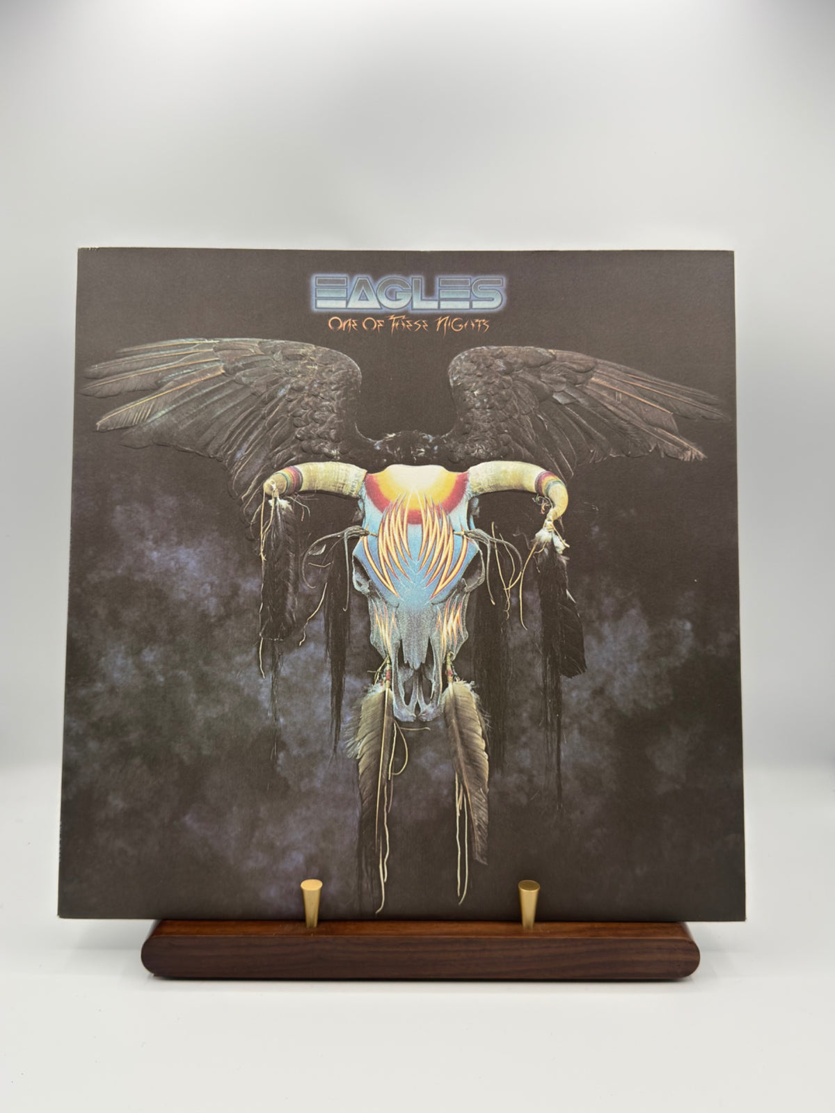 Eagles One Of These Nights 1975 UK Asylum SYLA 8759 front embossed sleeve