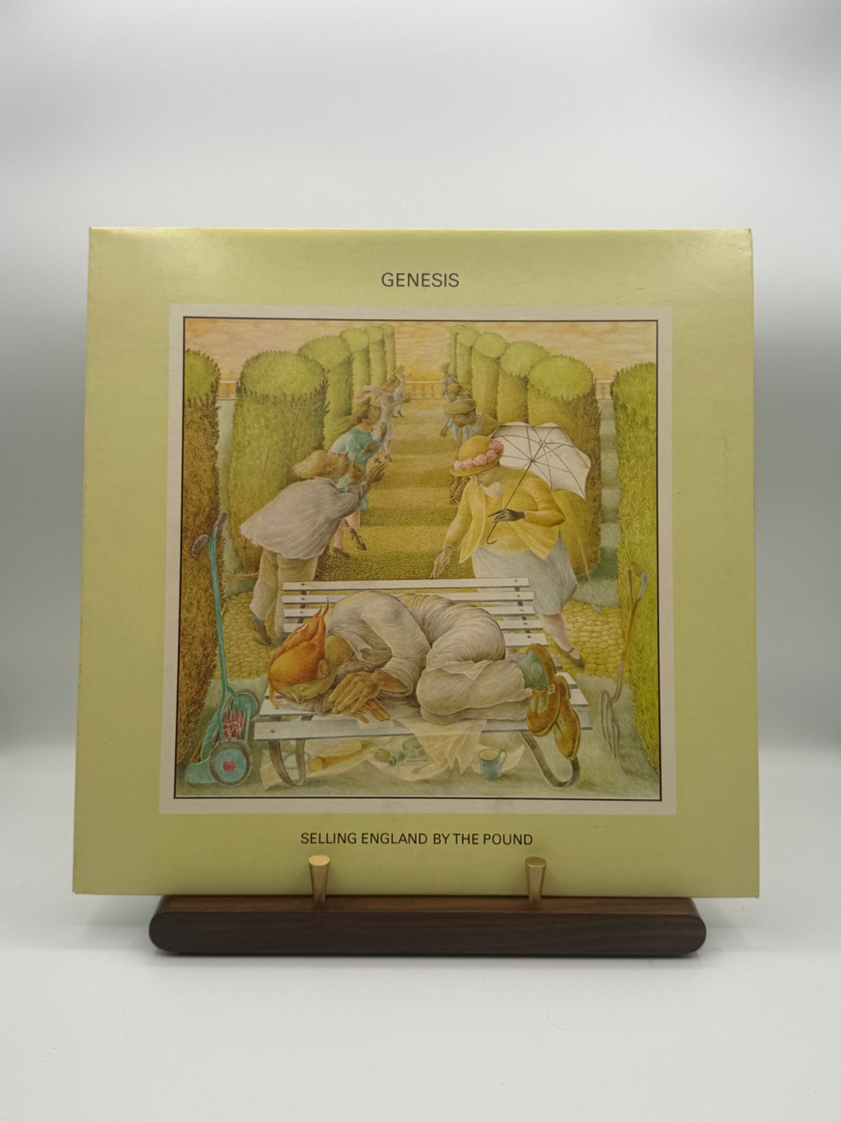 Genesis Selling England By The Pound CAS 1074 UK blue Charisma LP front cover