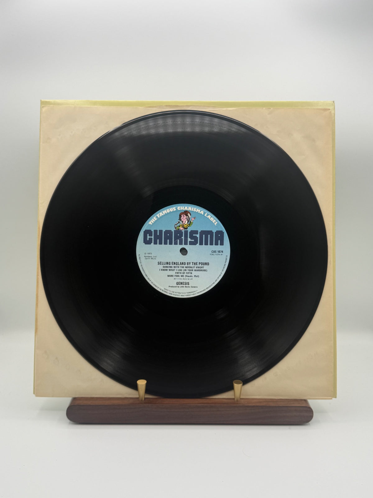 Genesis Selling England By The Pound CAS 1074 blue Charisma Side B label