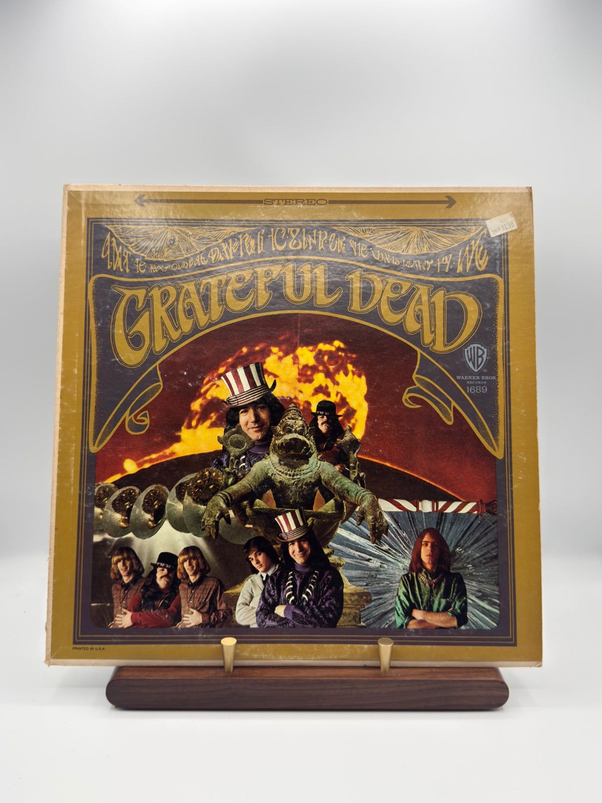 Grateful Dead The Grateful Dead 1970 US Warner Bros WS 1689 front sleeve with vintage price sticker