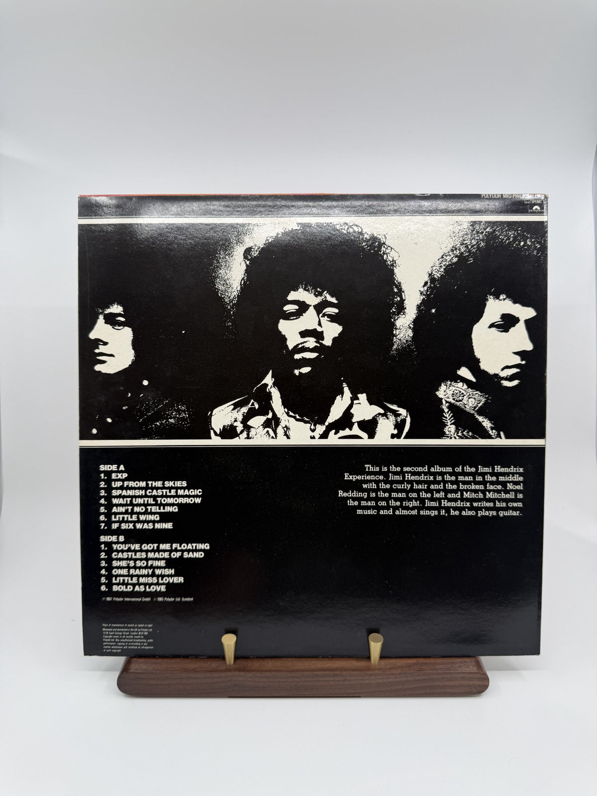 Axis Bold As Love 1983 UK Polydor SPELP 3 rear sleeve