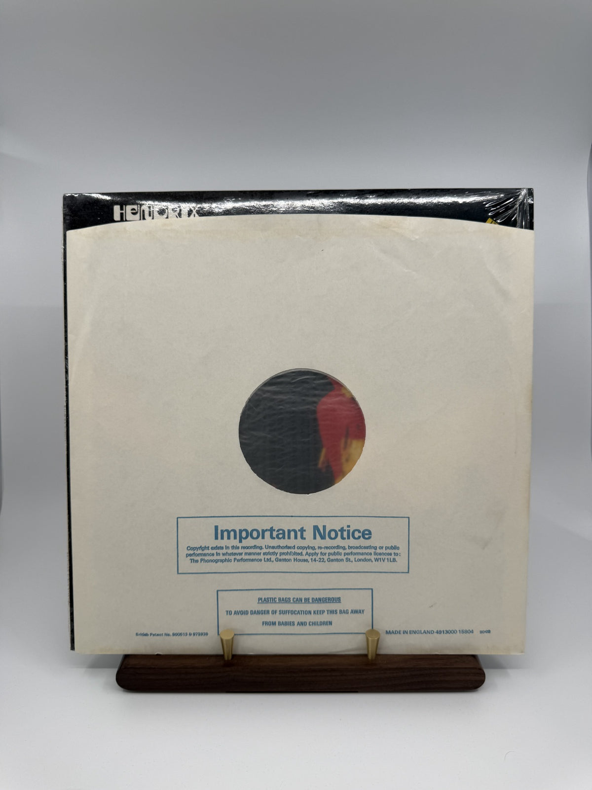 Band Of Gypsys period British poly-lined inner sleeve