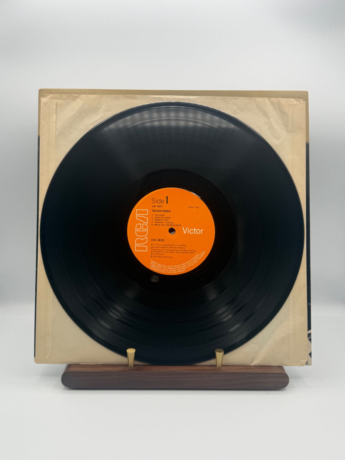 Lou Reed Transformer RCA Victor orange label side one