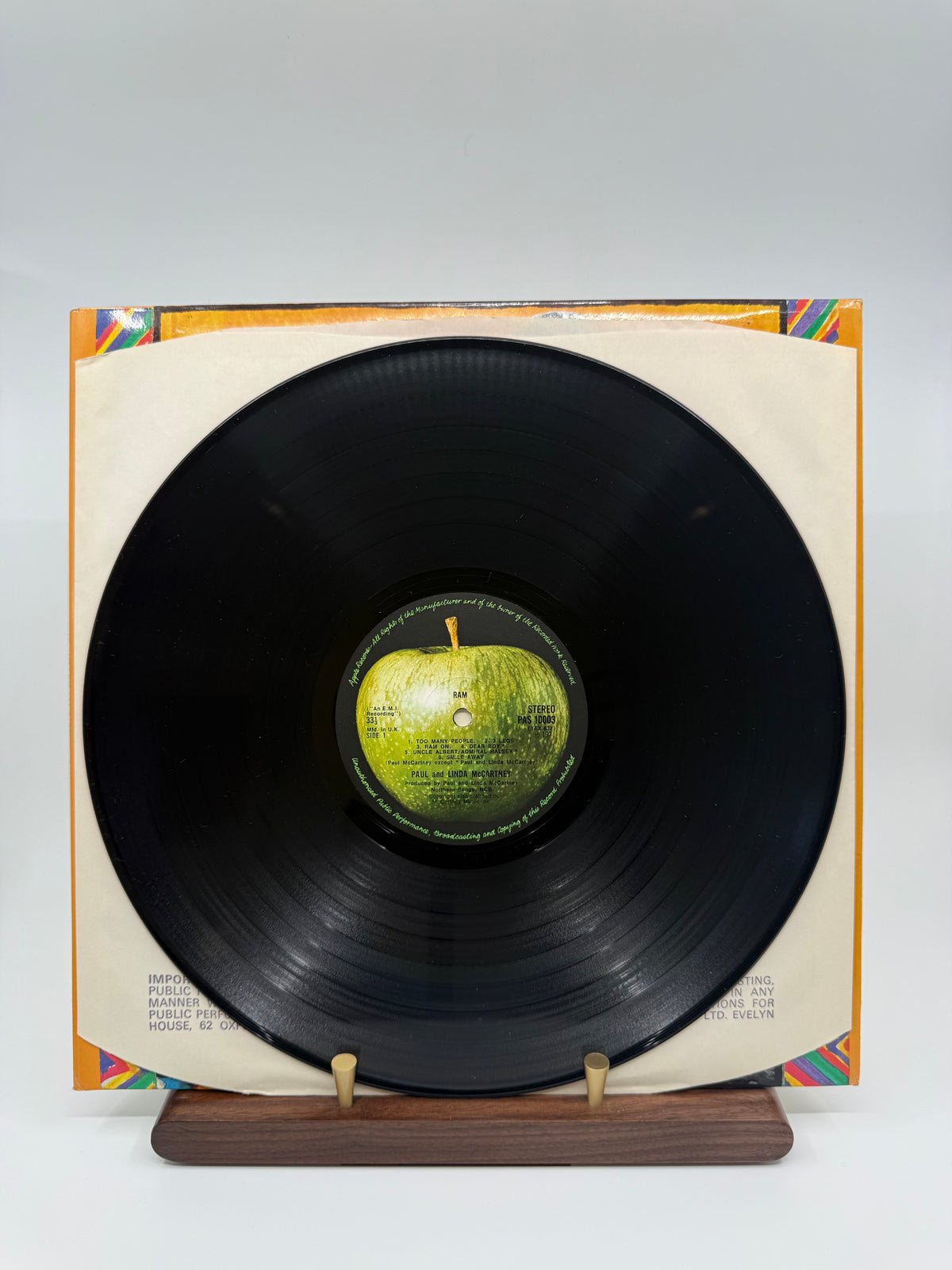 Paul and Linda McCartney Ram PAS 10003 actual copy photo 8472