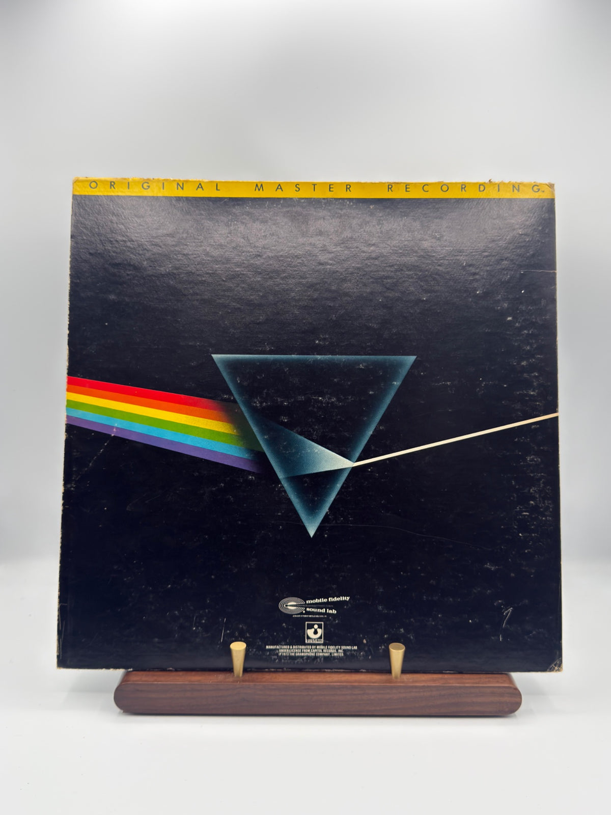 Pink Floyd The Dark Side of the Moon MFSL 1-017 rear sleeve