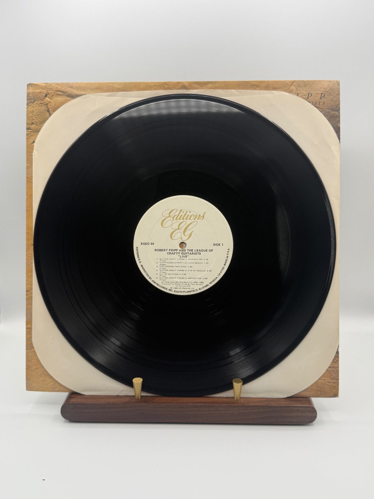 Robert Fripp and The League of Crafty Guitarists Live! Editions EG EGED 44 Side 1