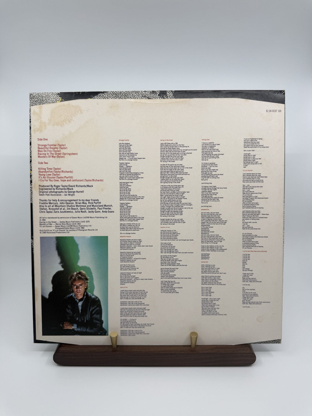 Roger Taylor Strange Frontier actual copy