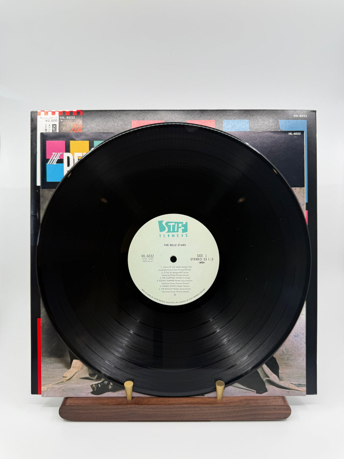 The Belle Stars Japanese VIL-6032 actual record photograph 4
