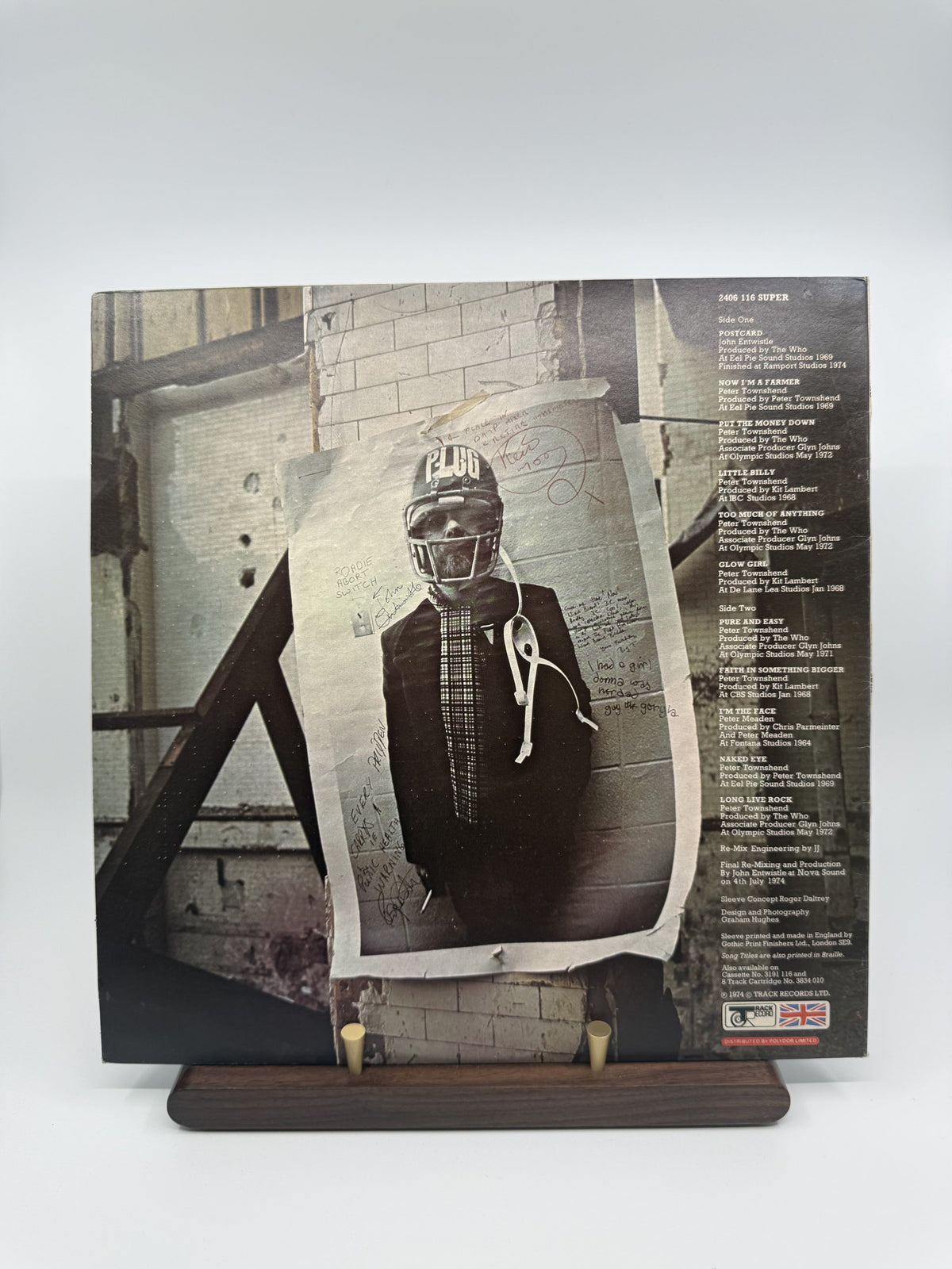 The Who Odds & Sods actual copy photograph 2