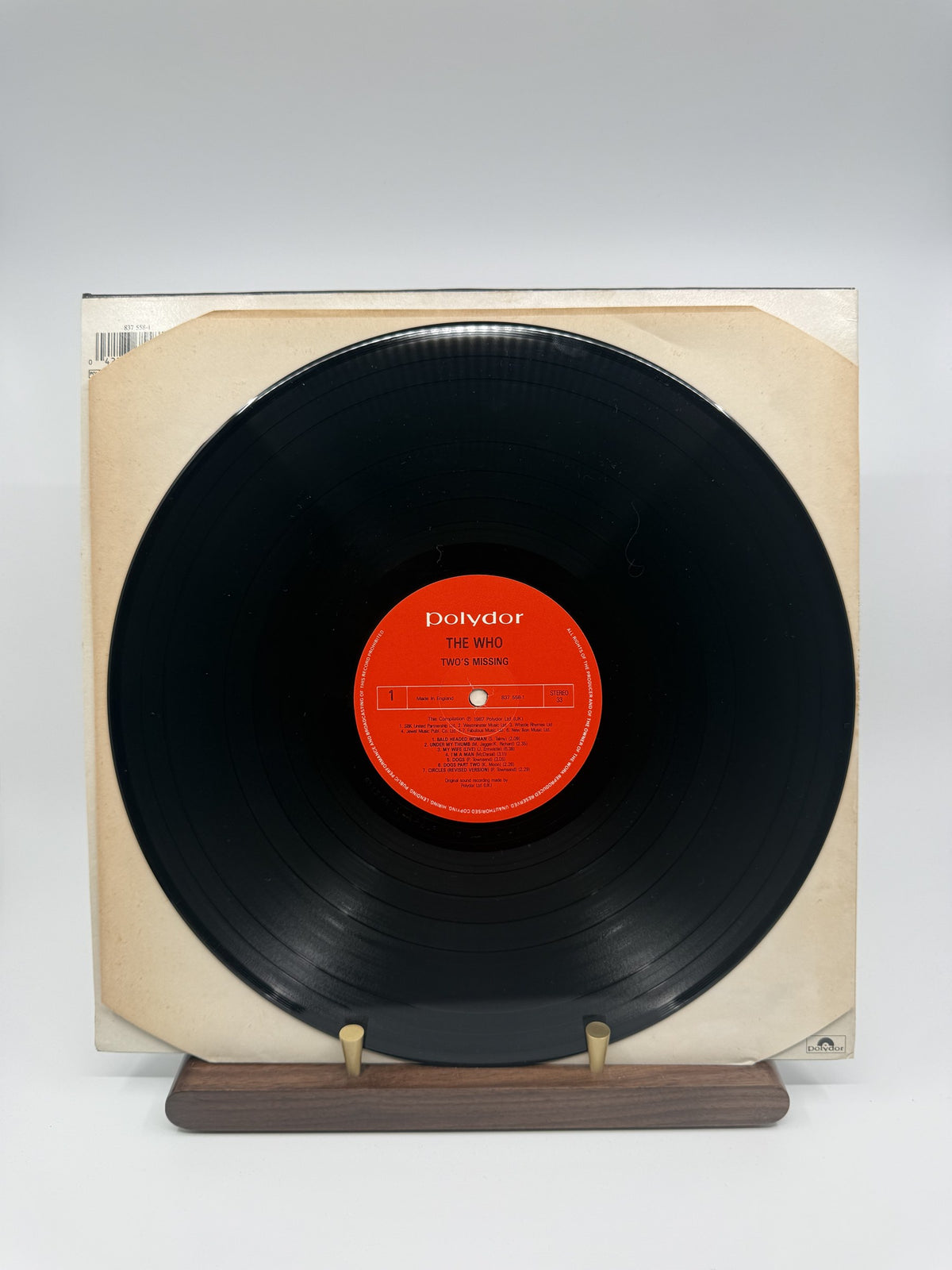 The Who Two’s Missing actual copy photograph 4