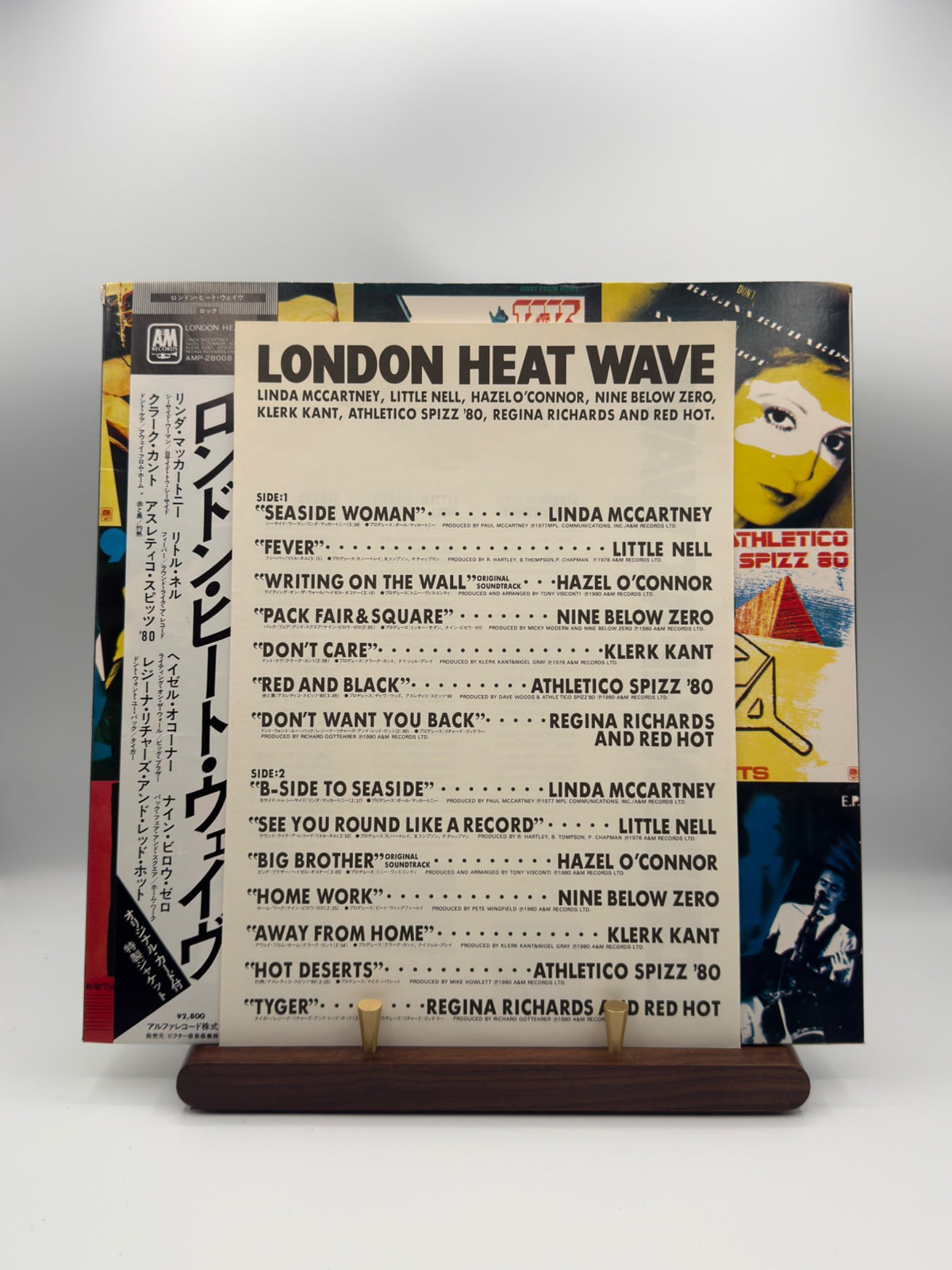 Various Artists London Heat Wave Japanese track listing insert