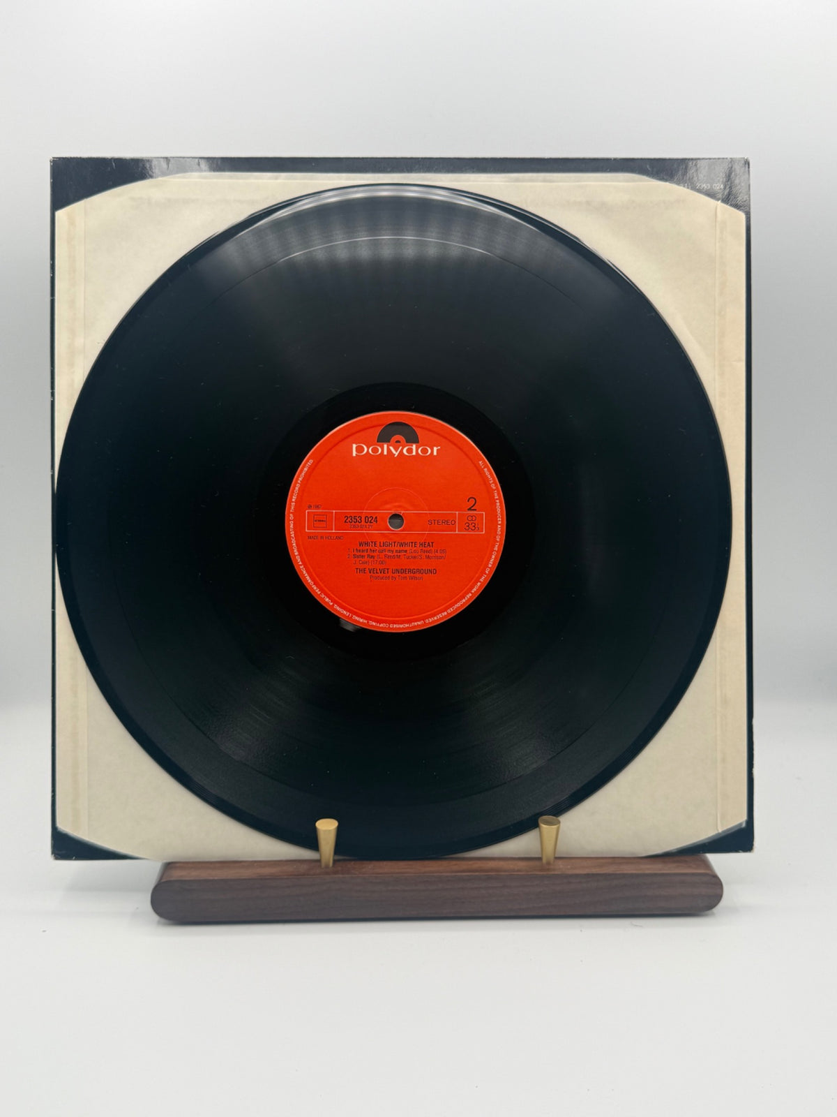 The Velvet Underground White Light/White Heat Polydor 2353 024 Side B vinyl and label