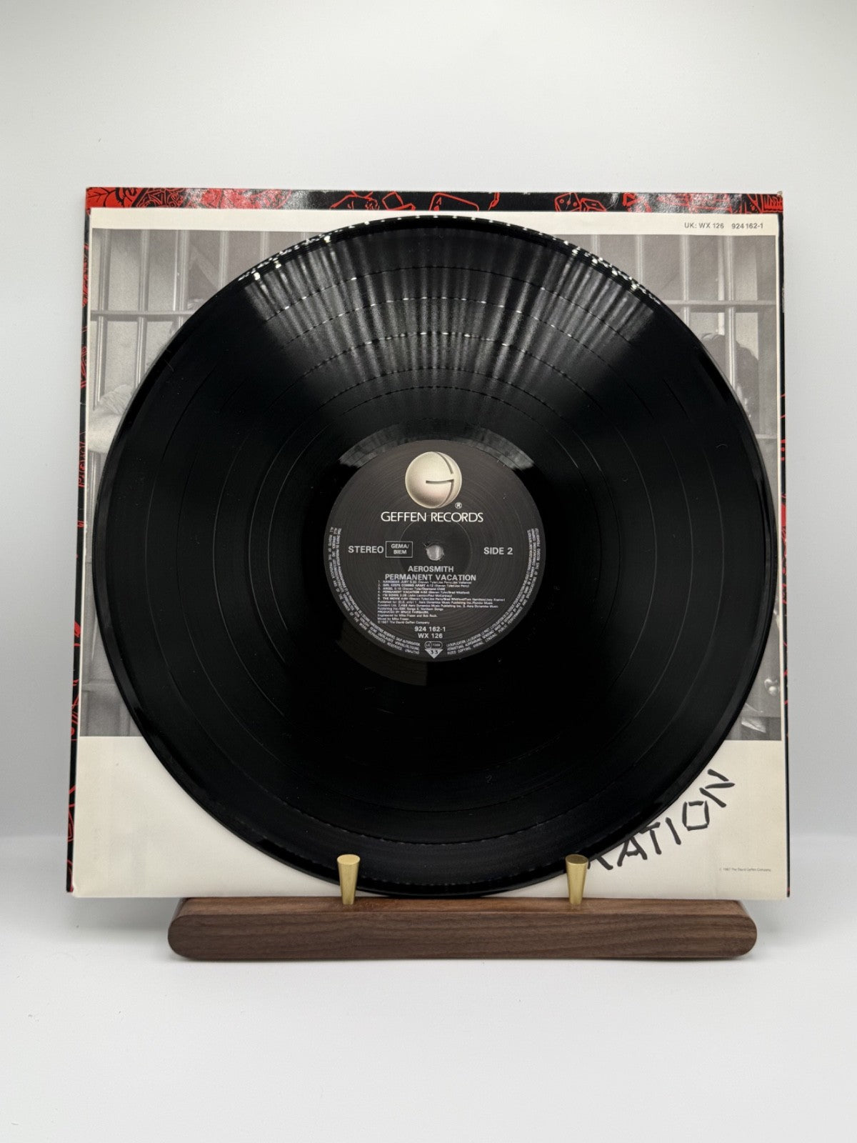 Aerosmith Permanent Vacation Vinyl LP 924 162-1 WX 125 European 1st Press 