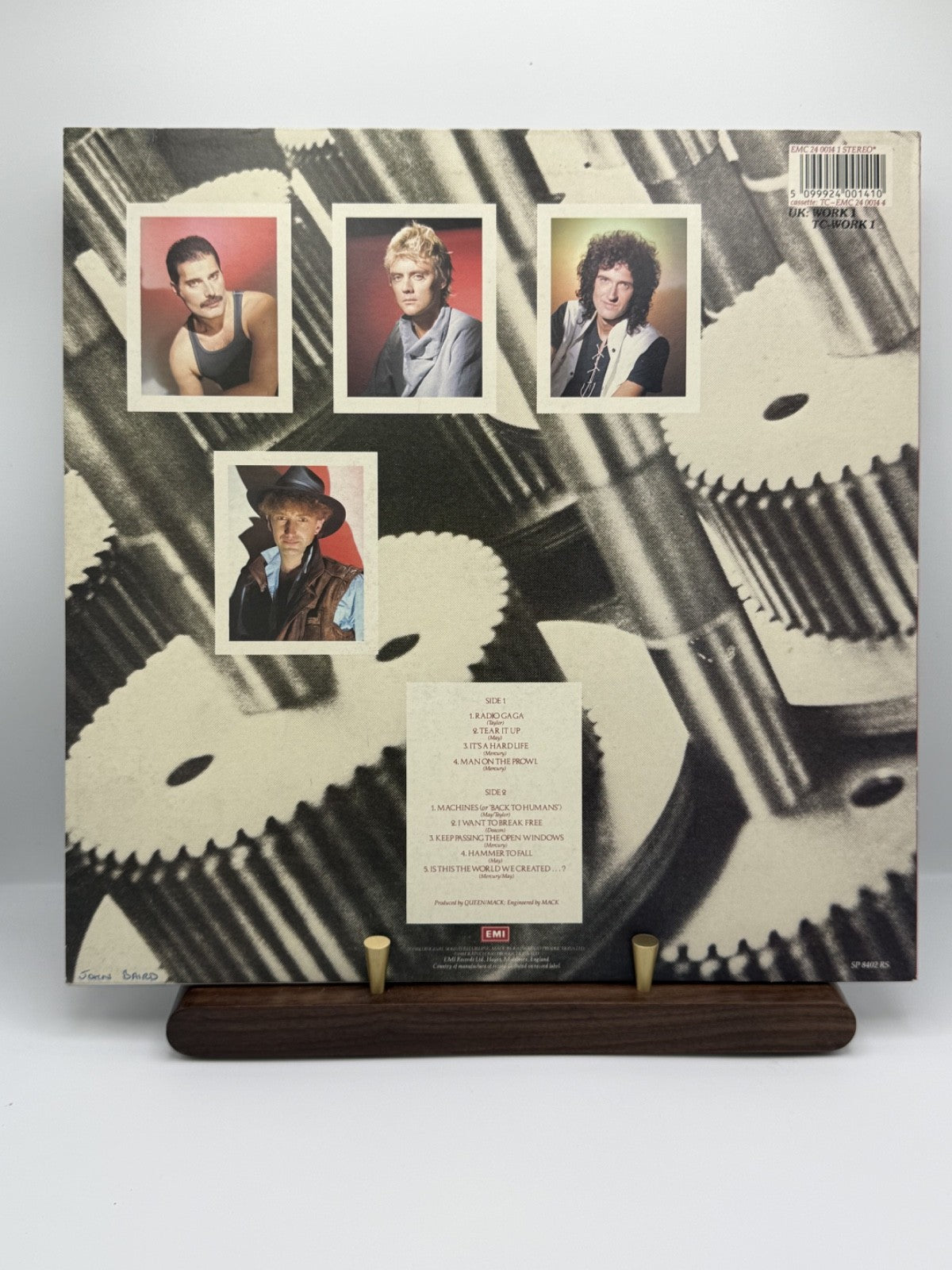 Queen – The Works UK 1st Press LP EMC 2400141 Sterling Master EX/EX Original