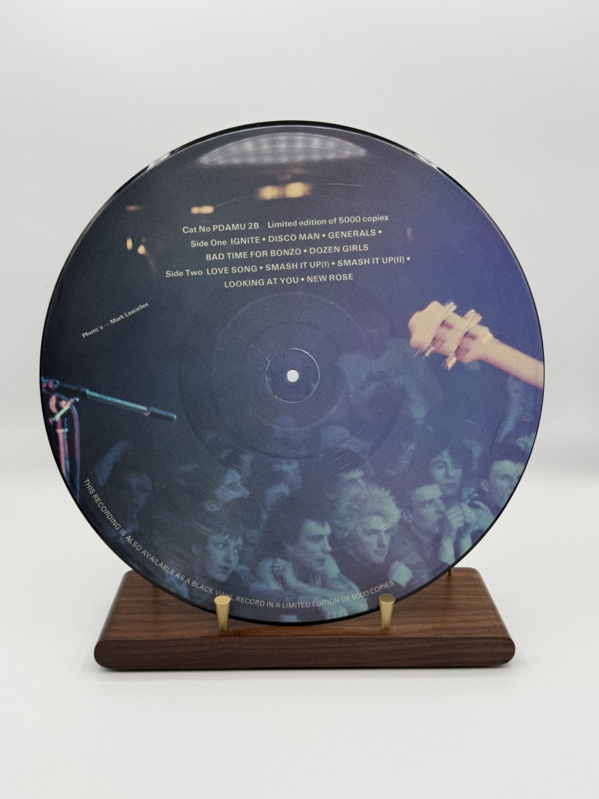The Damned Live In Newcastle Picture Disc LP PDAMU 2 1983 Ltd - EX