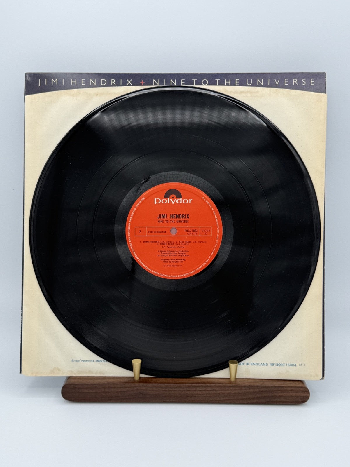 Jimi Hendrix Nine To The Universe 1980 UK 1st Press A1/B1 Polydor EX/EX