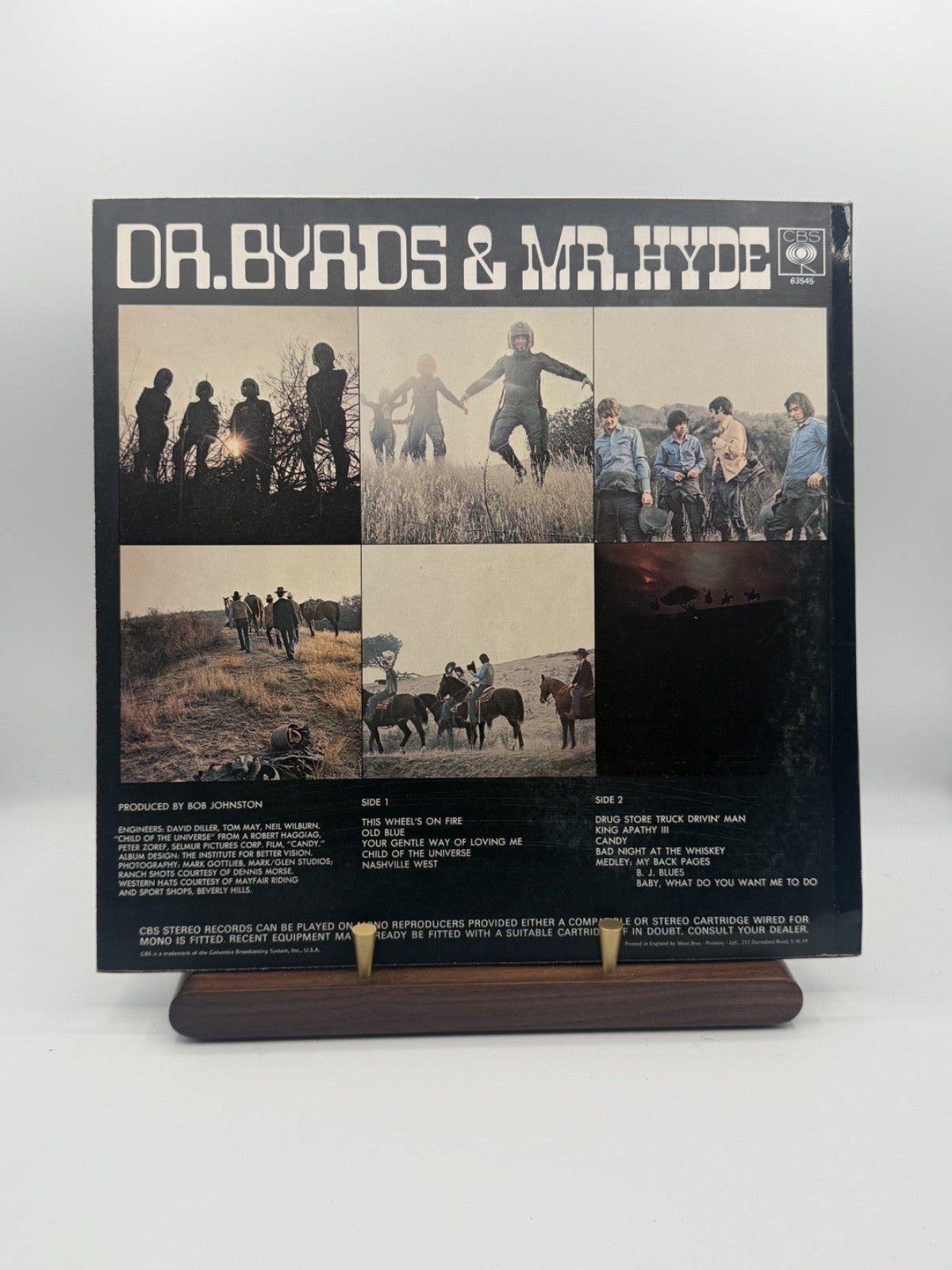 The Byrds Dr Byrds & Mr Hyde LP M 63545 UK 1969 Mono A1/B1 - VG++/EX