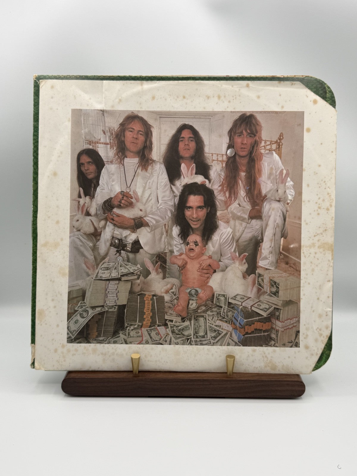 Alice Cooper Billion Dollar Babies LP WB 56013 + Bill Uncut Cards - VG/VG+