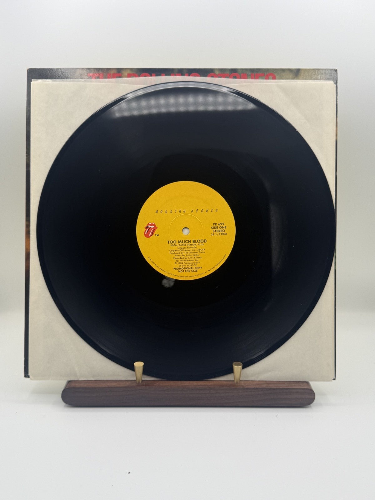 Rolling Stones Too Much Blood 12" 0-96902 US 1984 STERLING SRC - EX/EX