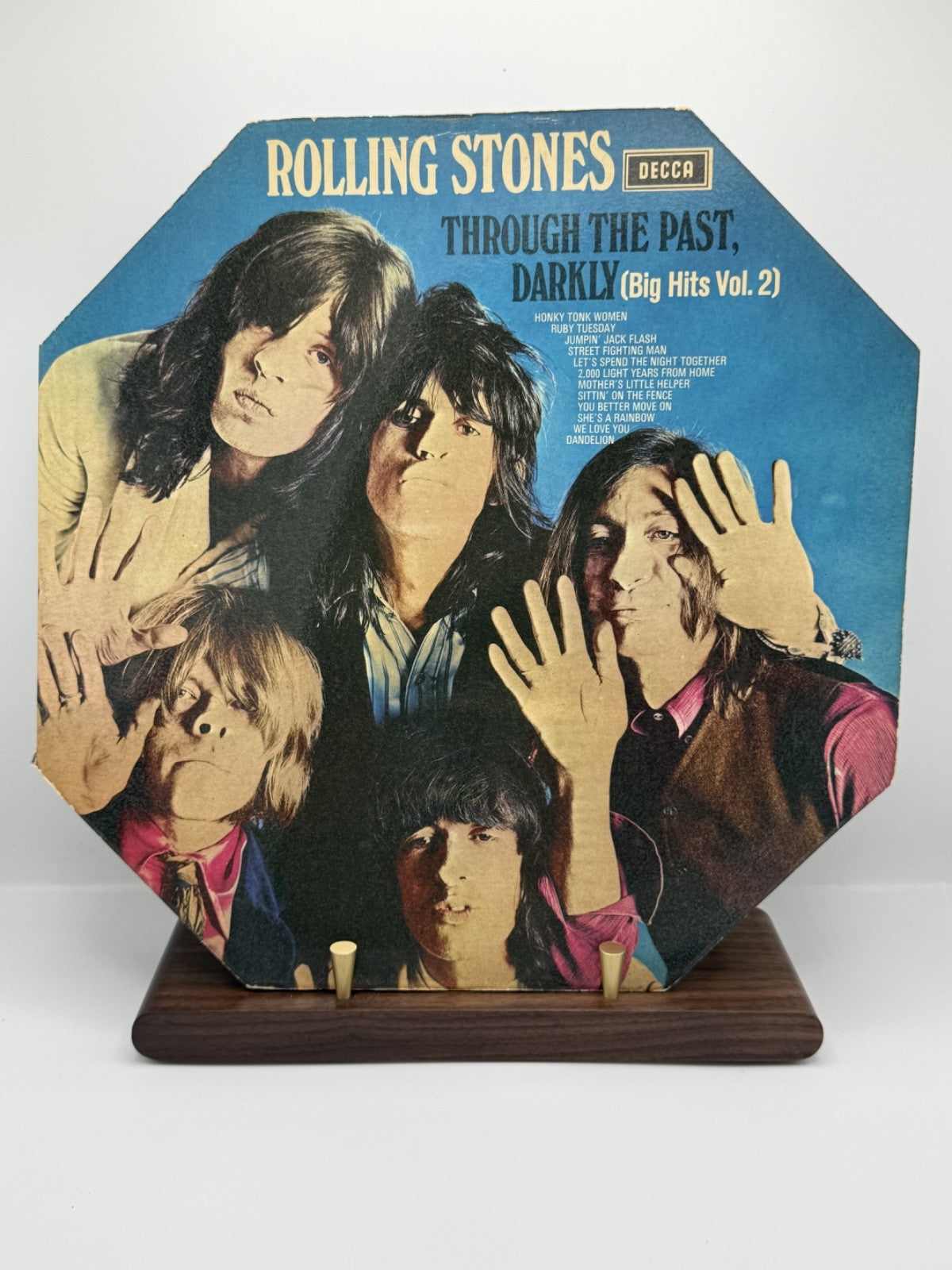 Rolling Stones Through The Past Darkly UK MONO 1A/3A Decca LK5019 VG+/VG(VG+)
