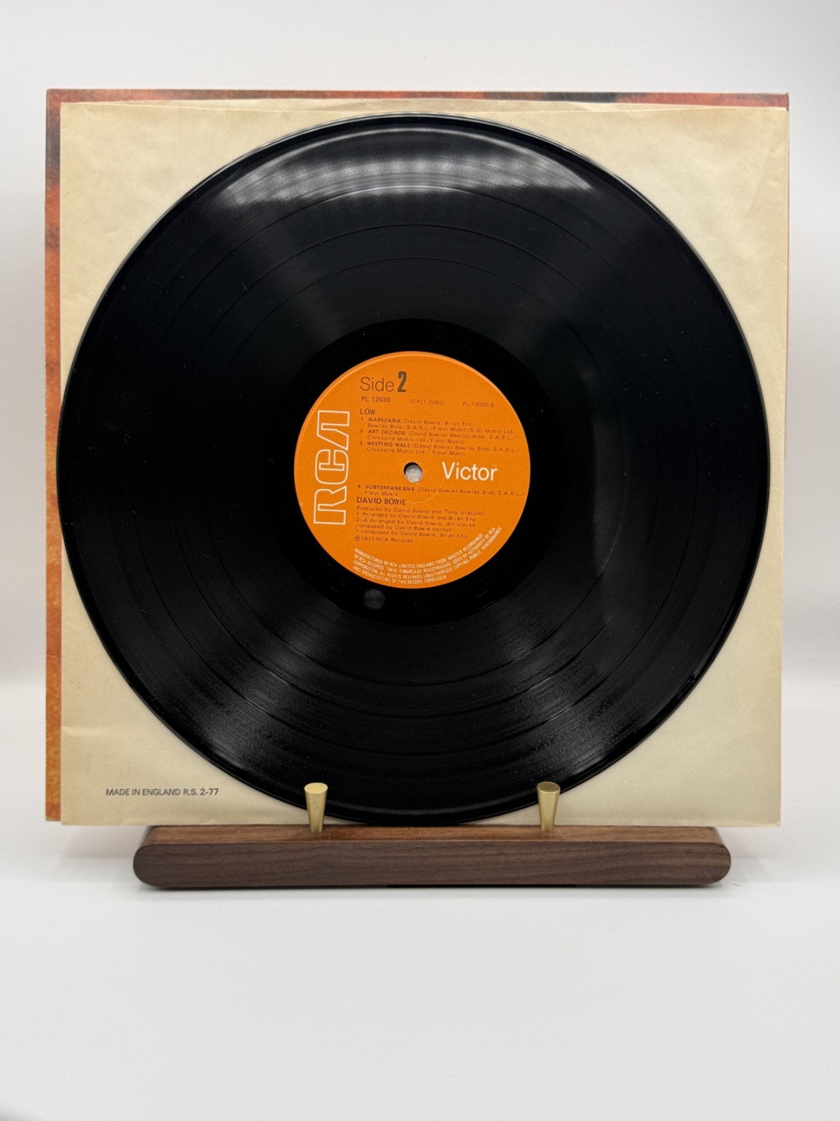 David Bowie Low LP Vinyl PL 12030 UK 1977 A2/B2 STERLING - EX/VG++