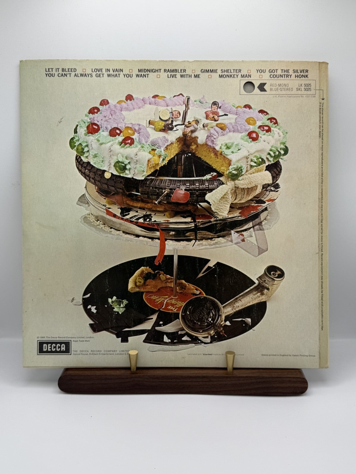 Rolling Stones Let It Bleed 1969 UK Unboxed Decca 5W/2W Stereo LP VG+/VG(+)