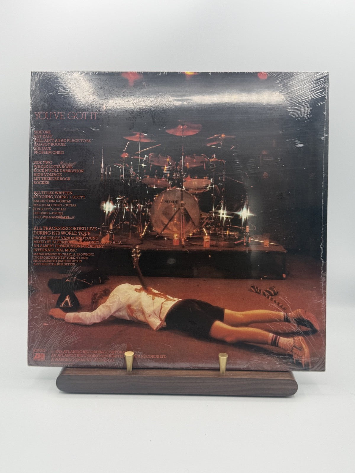 AC/DC If You Want Blood LP K 50532 UK 1978 A2/B2 Porky Pecko - EX/EX