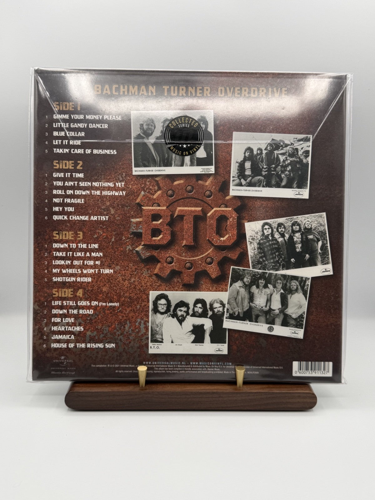 Bachman Turner Overdrive Collected 2LP Vinyl MOVLP2909 180g - EX+/EX+
