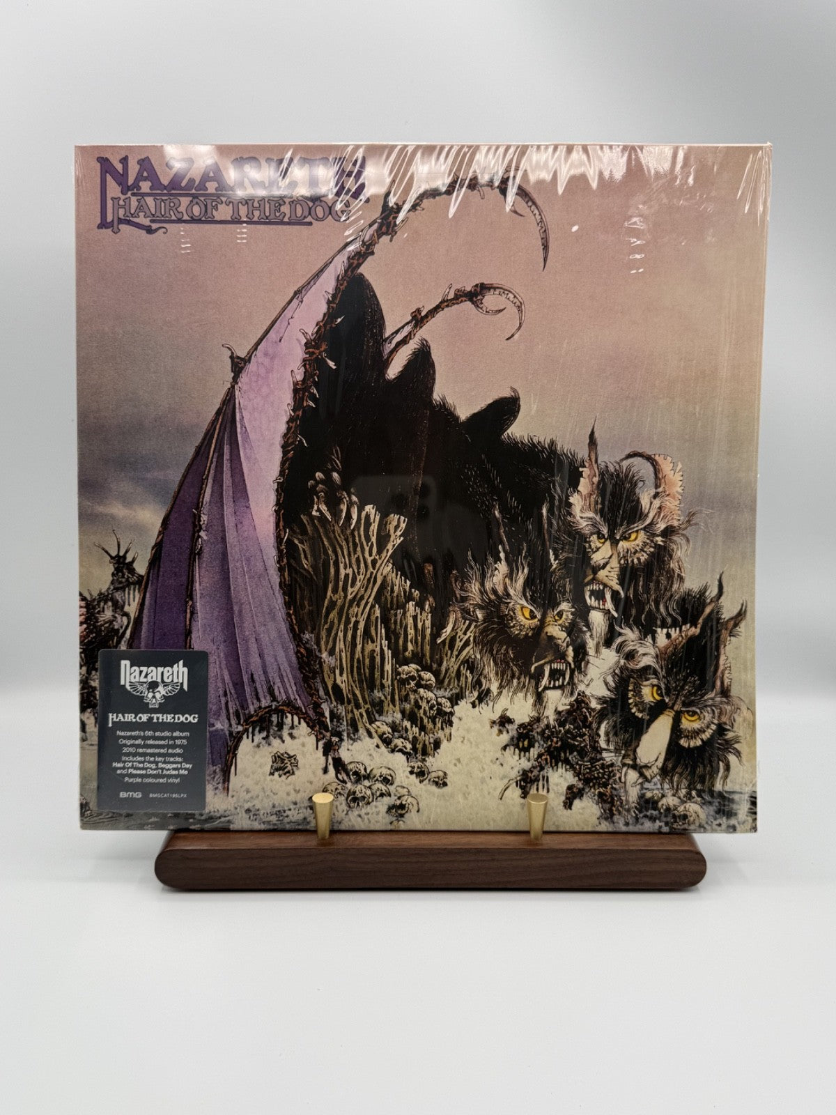Nazareth Hair Of The Dog Purple Vinyl LP BMGCAT195LPX 2022 - EX/EX