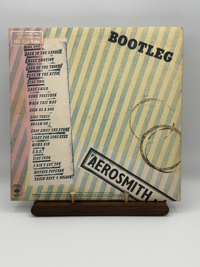 Aerosmith Live! Bootleg 1978 UK CBS 2LP + Original Poster EX/VG++