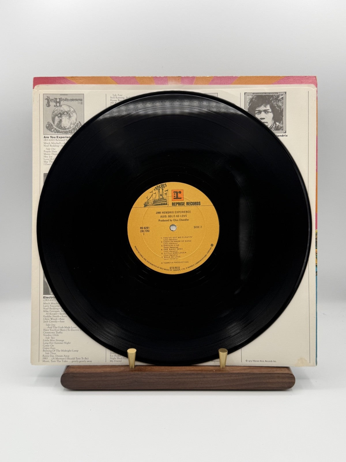 Jimi Hendrix Axis Bold As Love LP Vinyl Record RS 6281 Canadian - VG++/EX