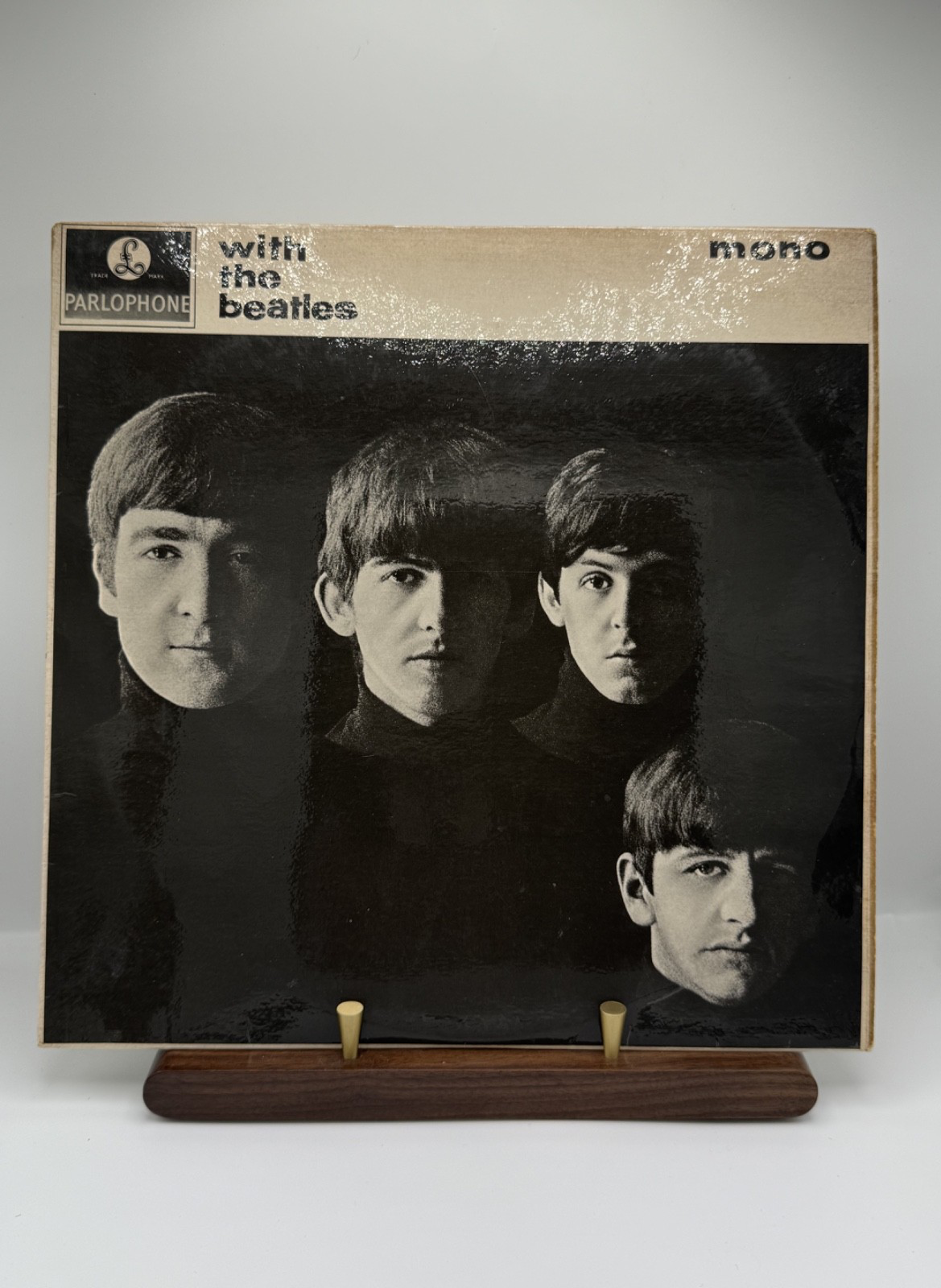 The Beatles – With The Beatles UK Mono LP PMC 1206 Black & Yellow Parlophone VG+