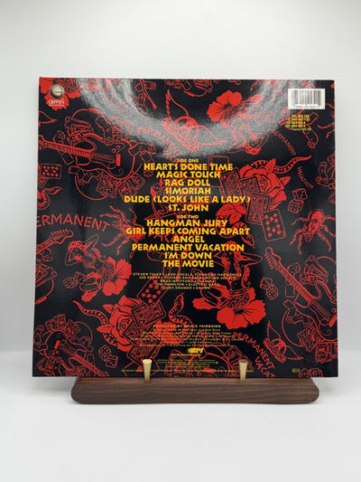 Aerosmith Permanent Vacation Vinyl LP 924 162-1 WX 125 European 1st Press 
