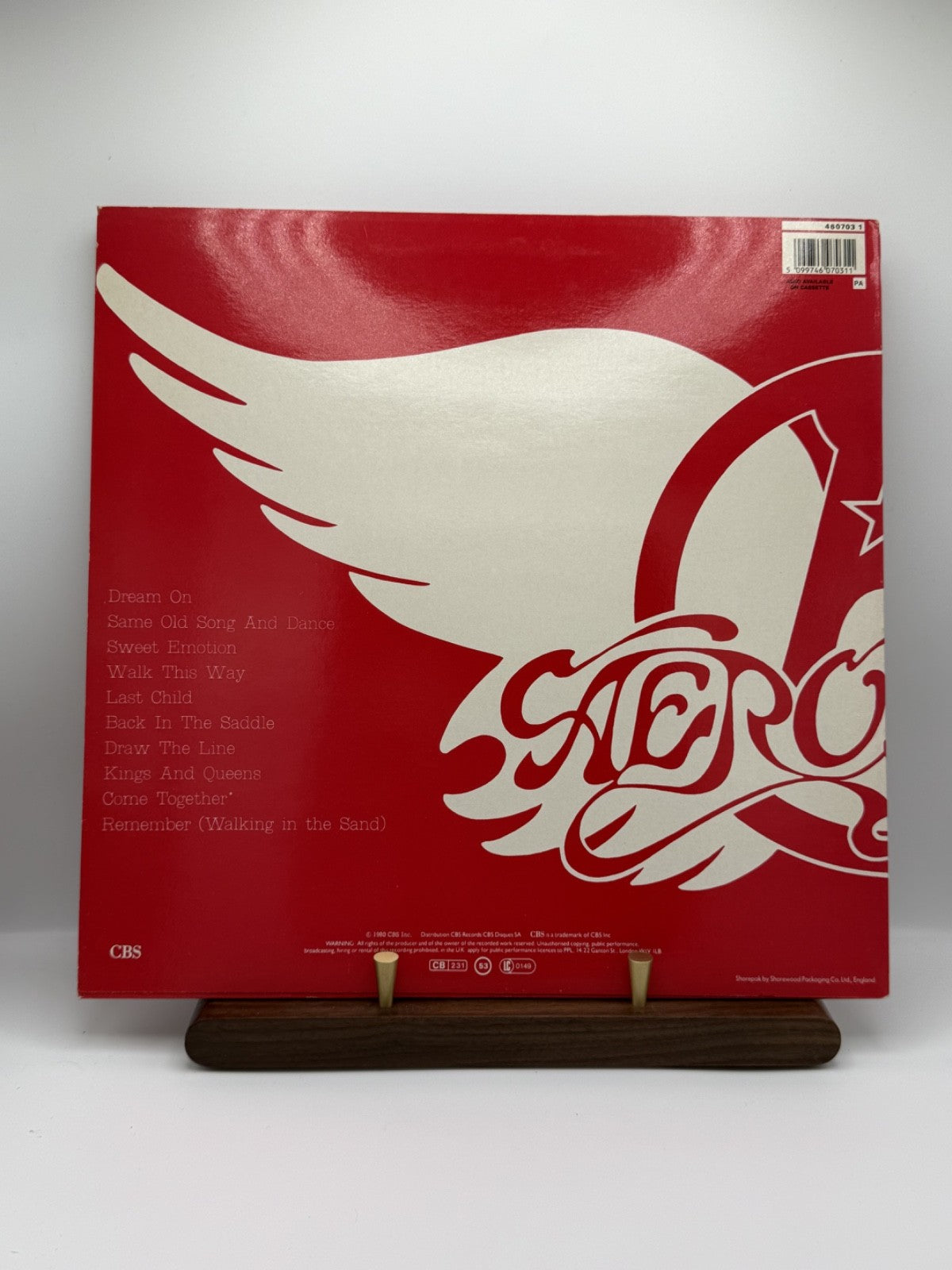 Aerosmith Greatest Hits Vinyl LP 460703 1 UK CBS Nice Price Insert EX/EX