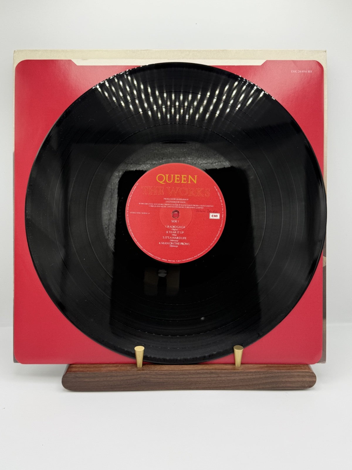 Queen – The Works UK 1st Press LP EMC 2400141 Sterling Master EX/EX Original