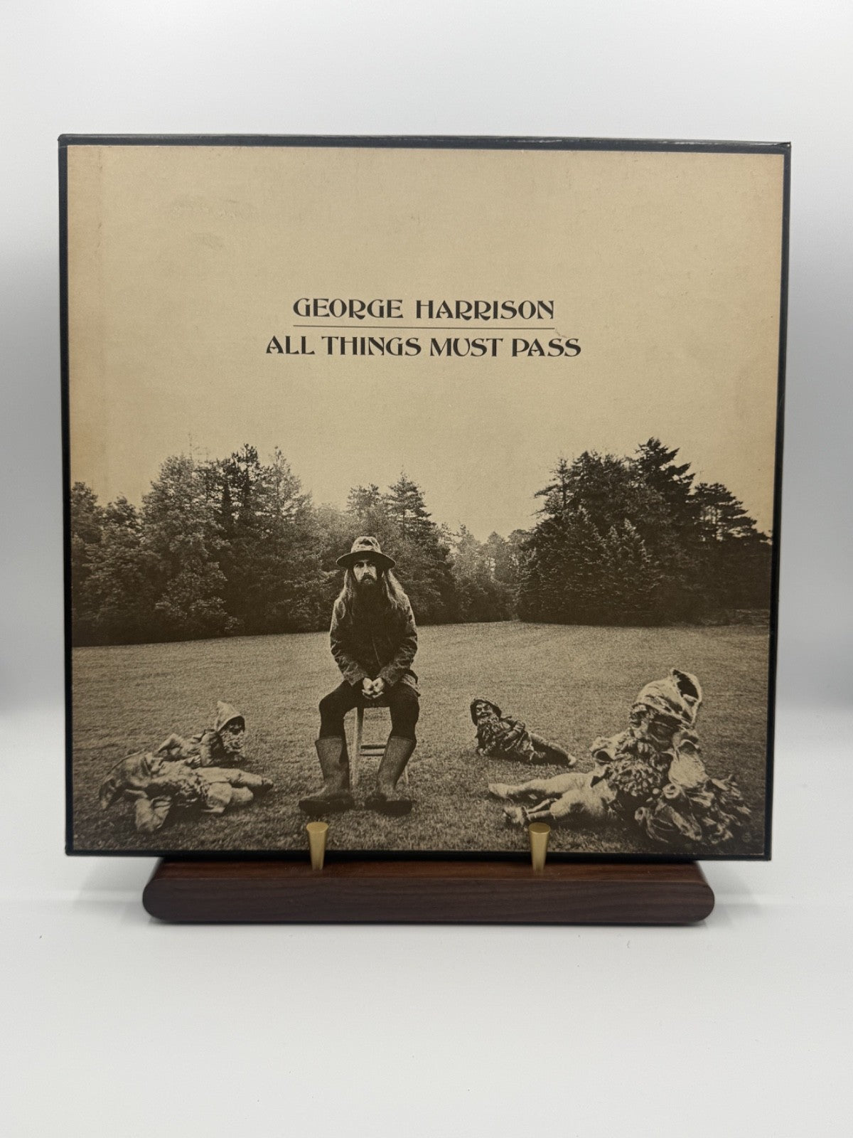 George Harrison All Things Must Pass 3LP UK 1970 6x1U Poster - VG++/EX