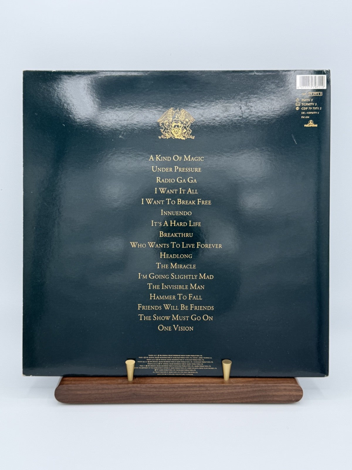 Queen Greatest Hits II 1991 UK 2LP Gold Embossed TOWNHOUSE DMM VG++/VG++