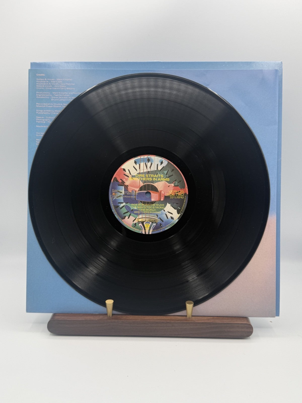 Dire Straits Brothers In Arms LP Vinyl VERH 25 MASTERDISK RL - EX/EX