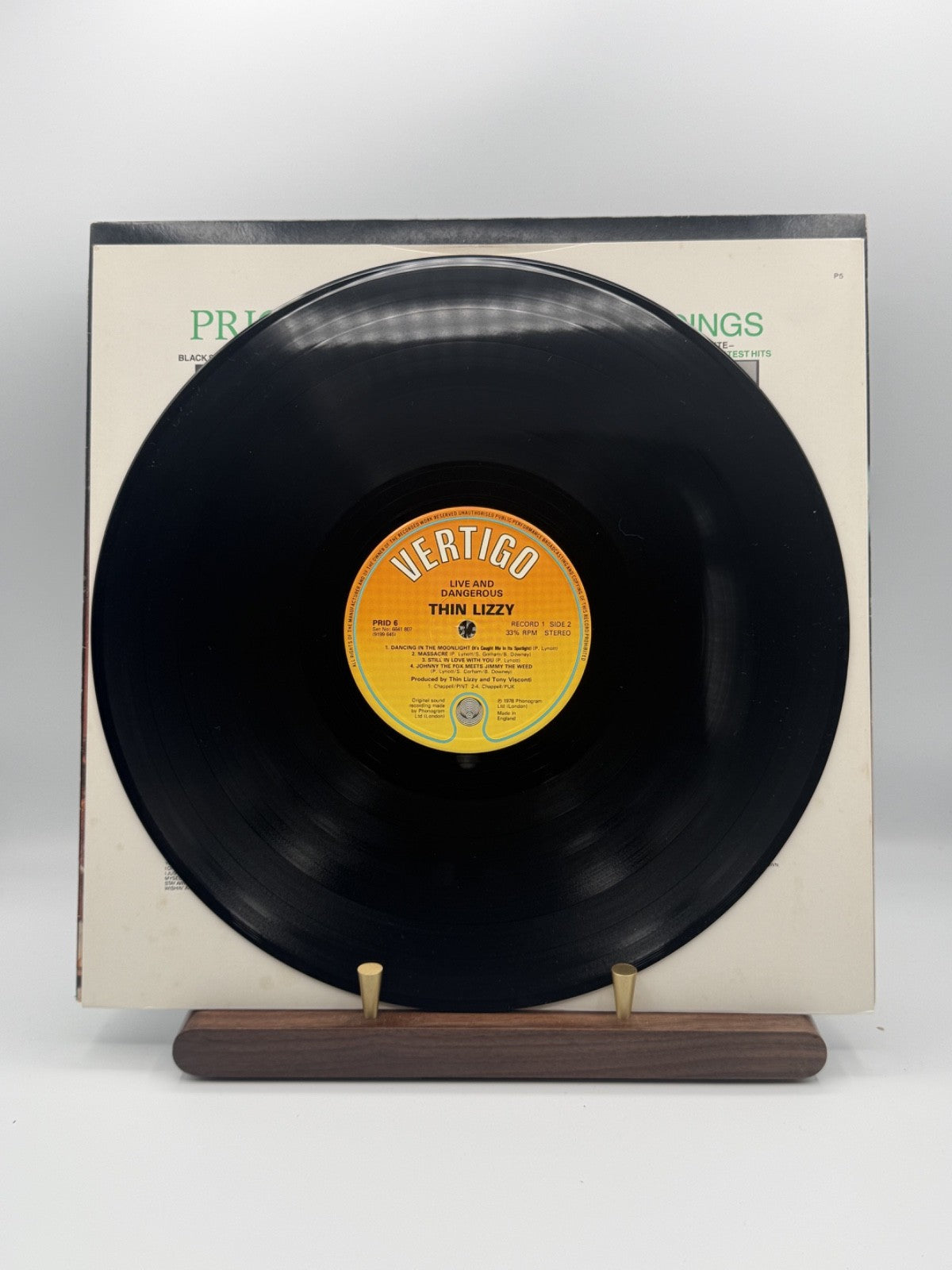 Thin Lizzy Live And Dangerous 2LP PRID 6 UK 1984 Vertigo - EX/EX