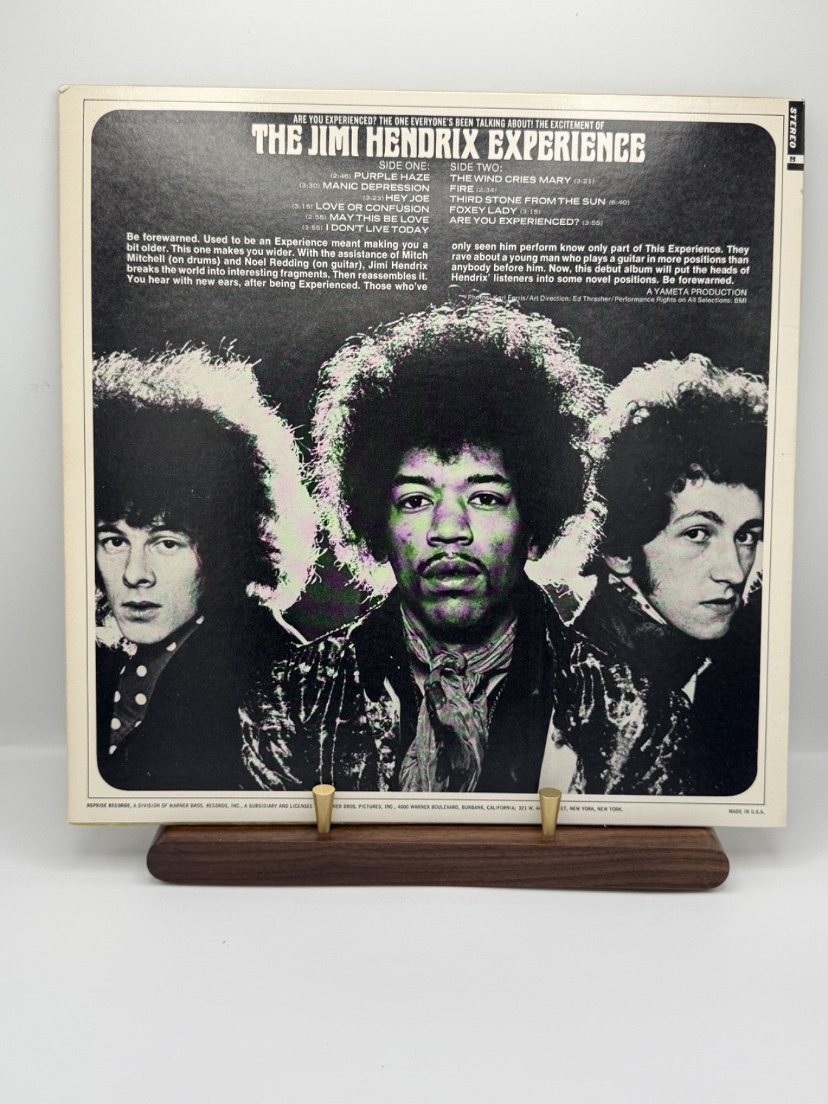 Jimi Hendrix Experience Are You Experienced 1979 US Reprise Stereo LP EX/EX