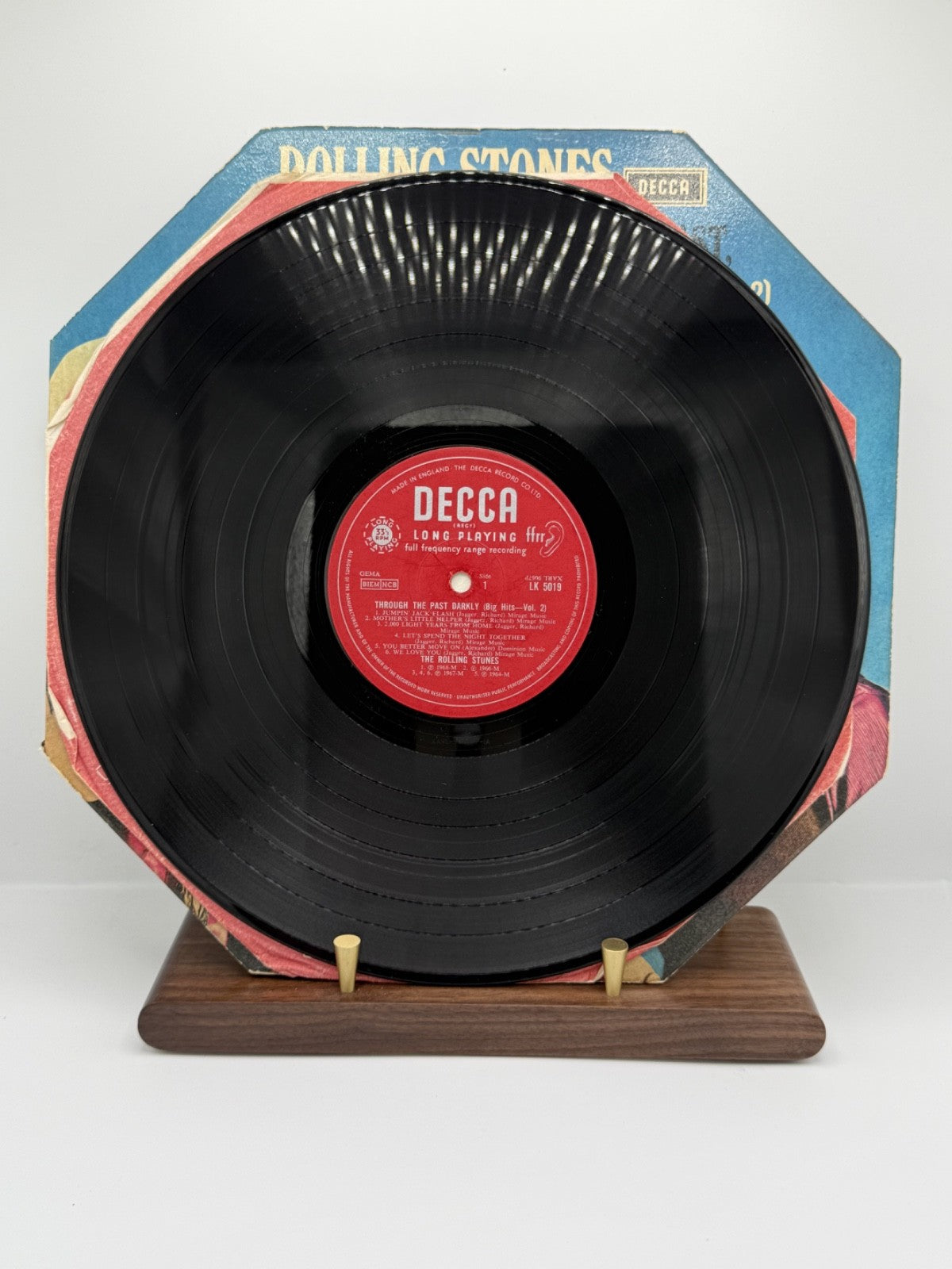 Rolling Stones Through The Past Darkly UK MONO 1A/3A Decca LK5019 VG+/VG(VG+)