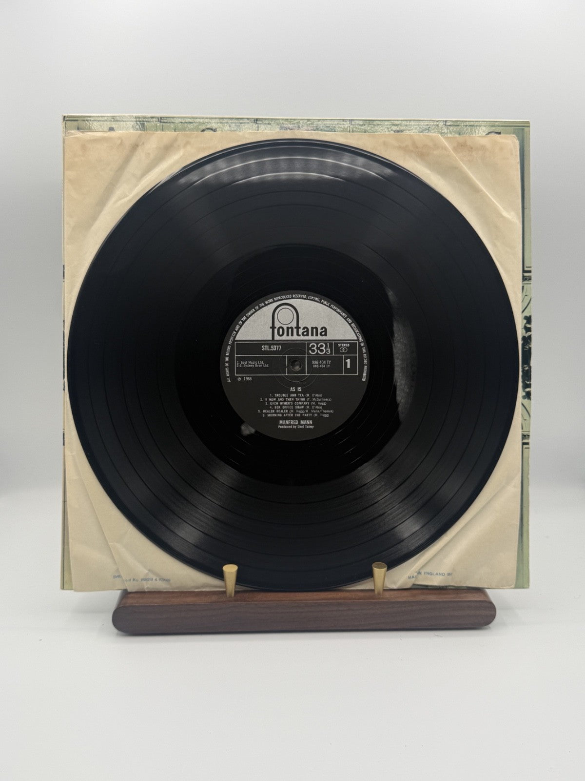 Manfred Mann As Is LP STL 5377 UK 1966 Stereo 1Y1/2Y1 - EX/VG+