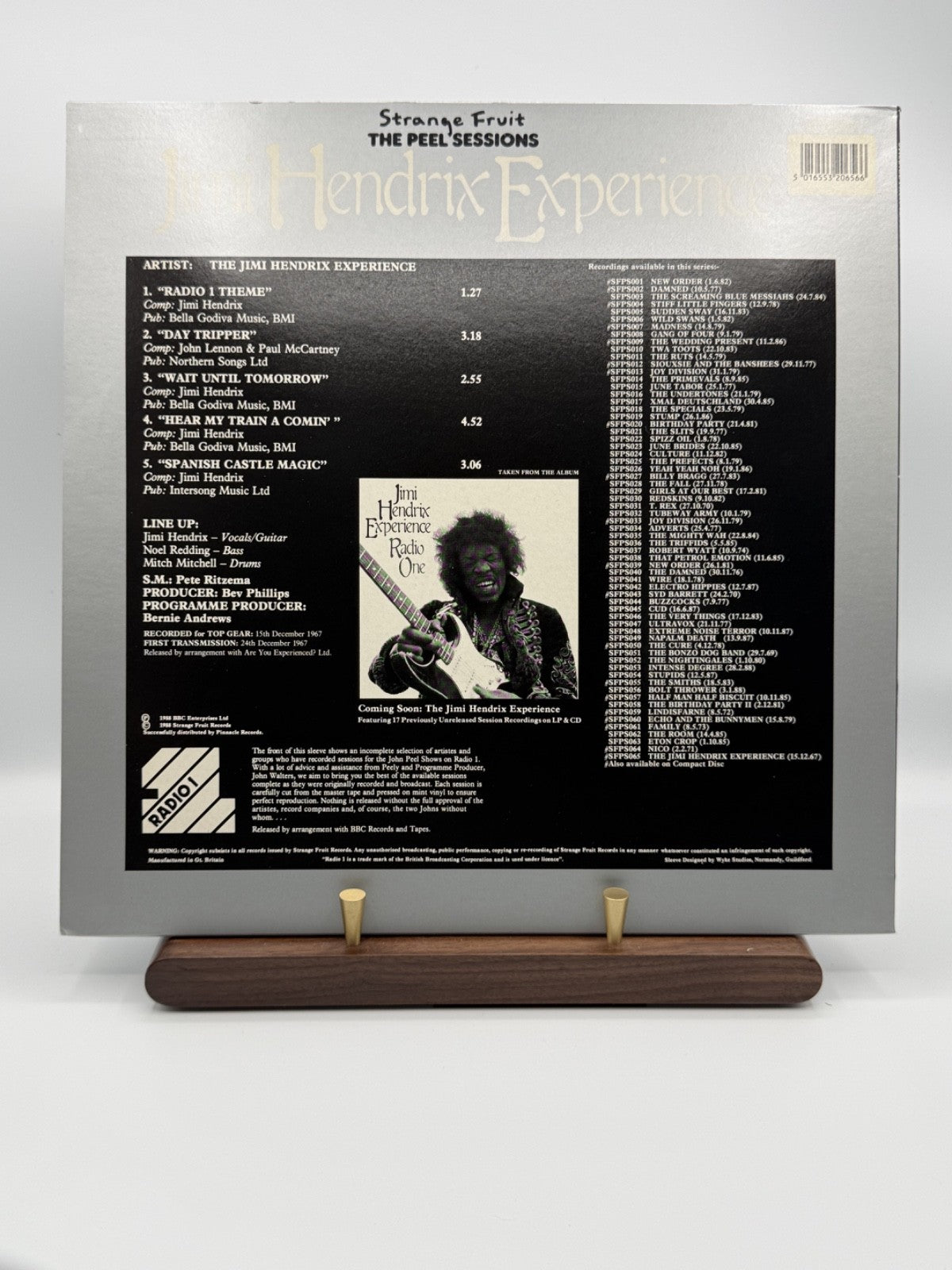 Jimi Hendrix Experience The Peel Sessions 12in Vinyl SFPS065 UK 1988 - EX/EX