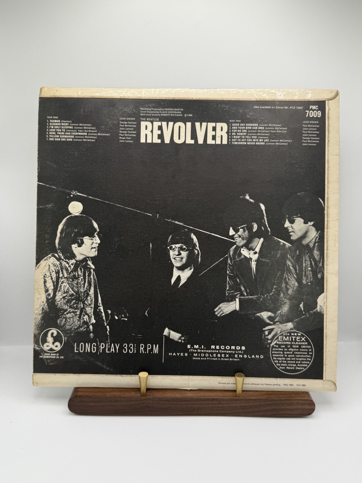 The Beatles – Revolver UK Mono LP PMC 7009 XEX 605-2 / 606-2 VG+/VG(+) 2nd Press