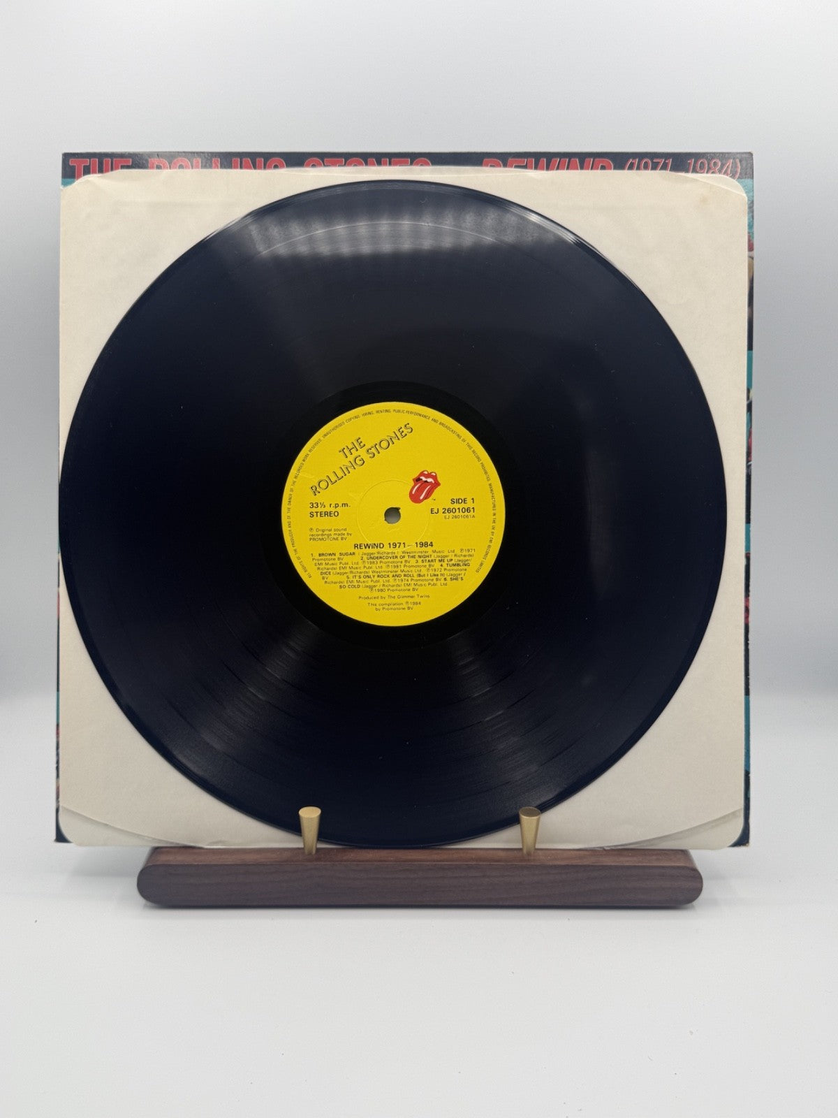 Rolling Stones Rewind LP EJ 2601061 UK 1984 PENTHOUSE CUN Cover - EX+/VG++